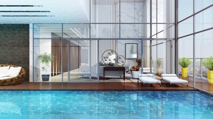 Một căn sky villa thuộc dự án Vinhomes Metropolis.