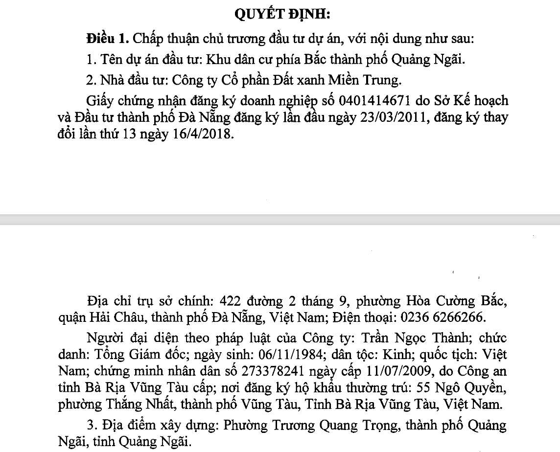 Công ty con Tập đoàn Đất Xanh bị phạt 632 triệu đồng do chiếm đất làm dự án