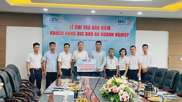 BIC chi trả 1,5 tỷ đồng quyền lợi bảo hiểm cho khách hàng tử vong do tai nạn