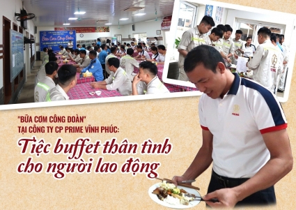 Tiệc buffet thân tình cho người lao động