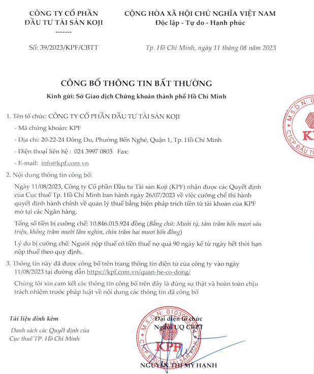 Nguồn: KPF