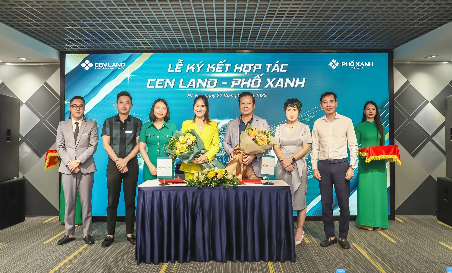 Cen Land và Phố Xanh hợp tác phát triển bất động sản thổ cư