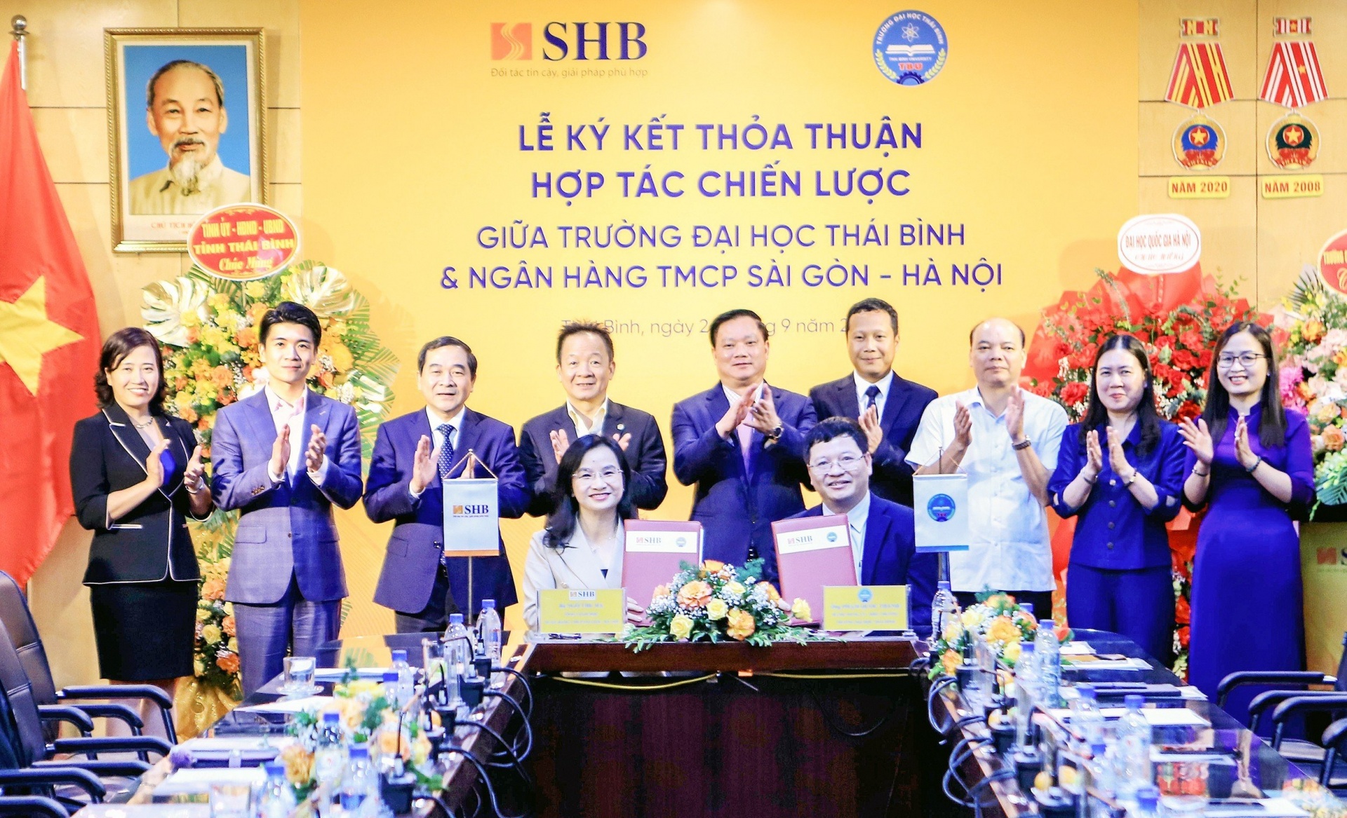 SHB và Đại học Thái Bình hợp tác chiến lược nâng cao chất lượng đào tạo, nguồn nhân lực