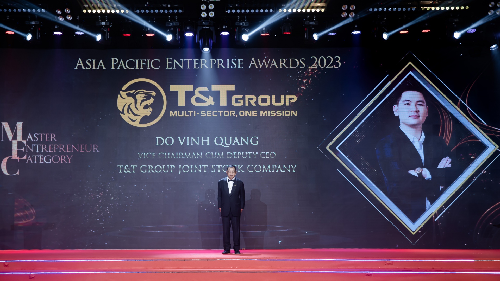 Phó Chủ tịch T&T Group Đỗ Vinh Quang nhận giải  Doanh nhân xuất sắc Châu Á 2023