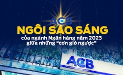 ACB – ngôi sao sáng của ngành Ngân hàng năm 2023 giữa những “cơn gió ngược”