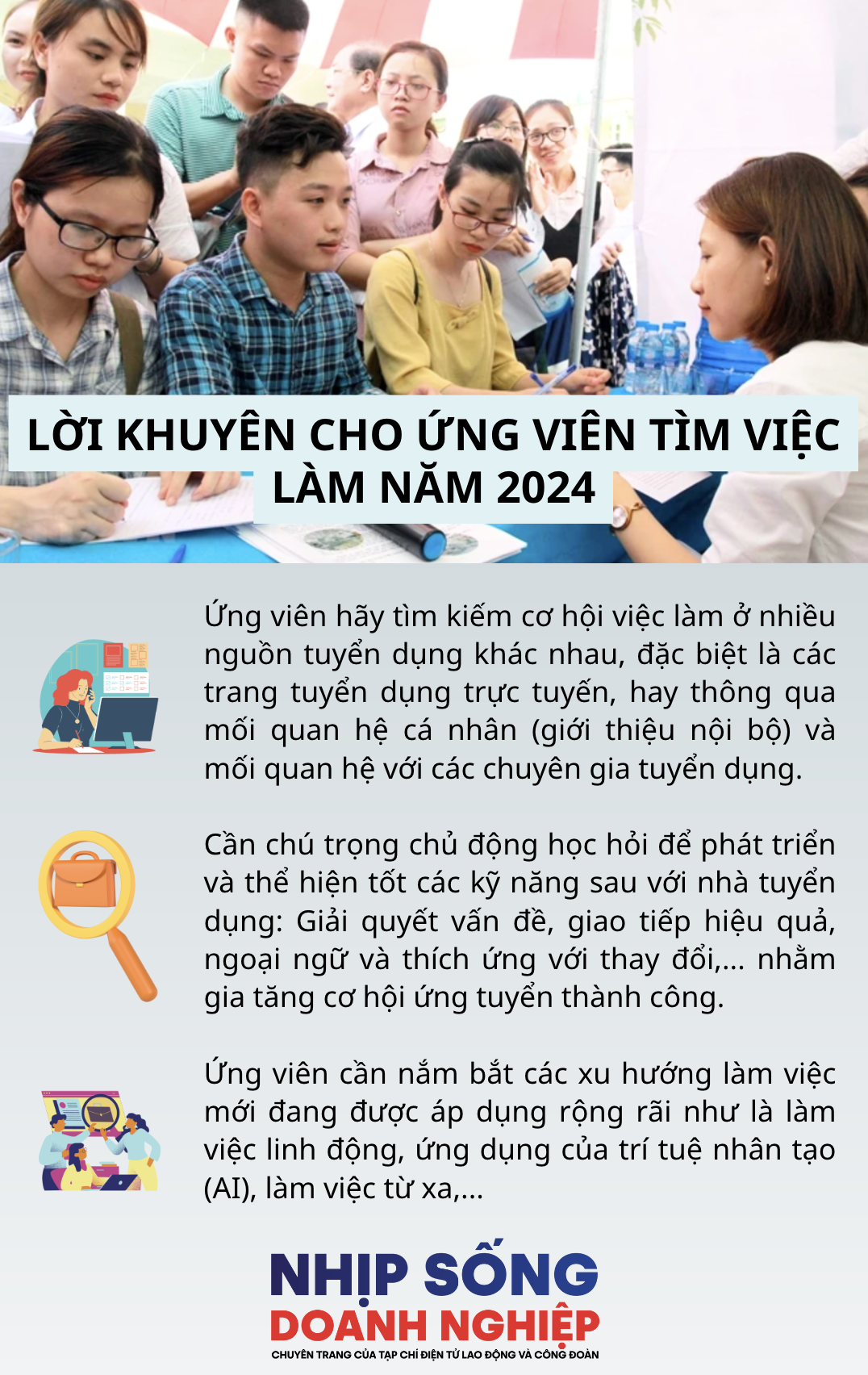 Người lao động cẩn trọng khi tìm việc làm cận Tết Nguyên đán