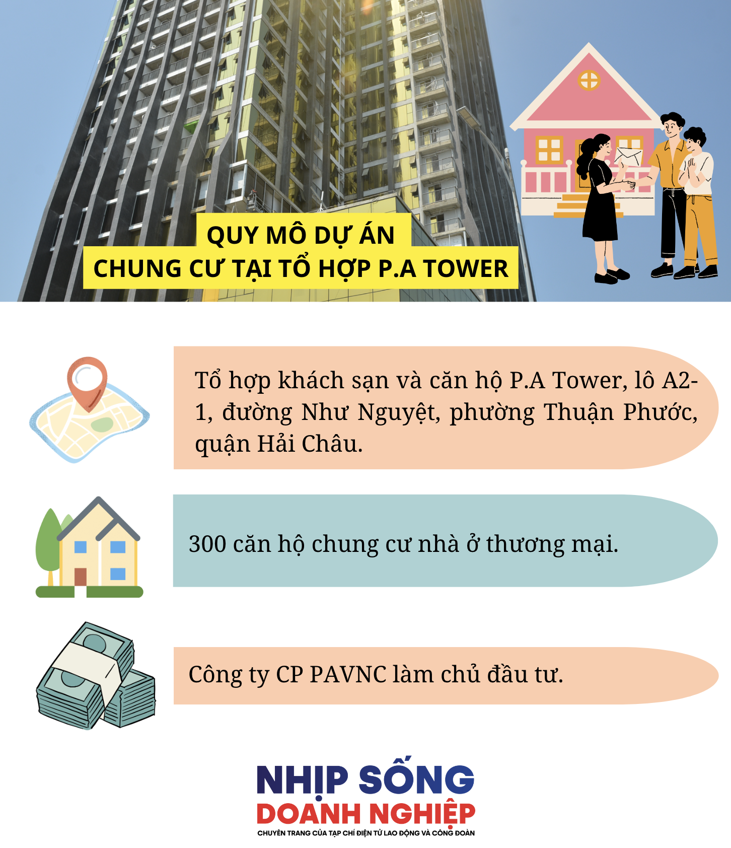 Người lao động lưu ý khi mua căn hộ chung cư tại Tổ hợp P.A Tower