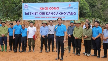 Petrovietnam khởi công tái thiết toàn bộ khu dân cư thôn Kho Vàng