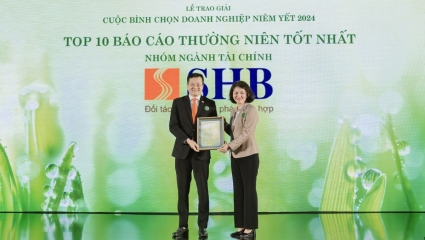 SHB lần thứ 4 được vinh danh trong TOP 10 doanh nghiệp có Báo cáo thường niên tốt nhất ngành Tài chính