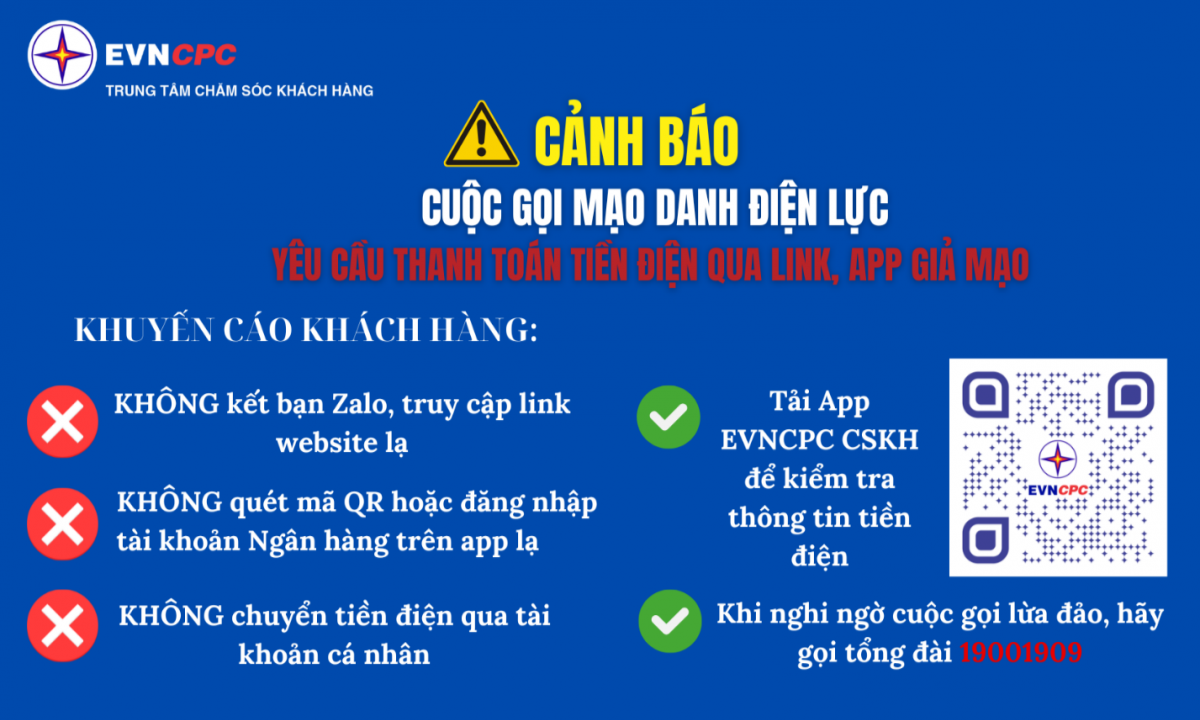 Cảnh giác với chiêu trò giả mạo nhân viên điện lực, cài ứng dụng lừa đảo