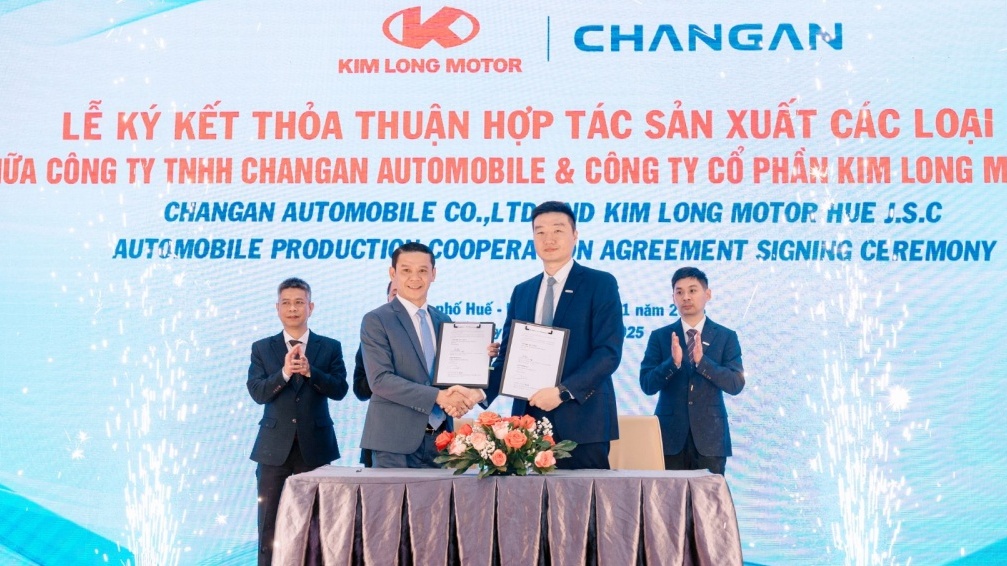 Kim Long Motor Huế và Tập đoàn Changan Automobile hợp tác sản xuất ô tô điện