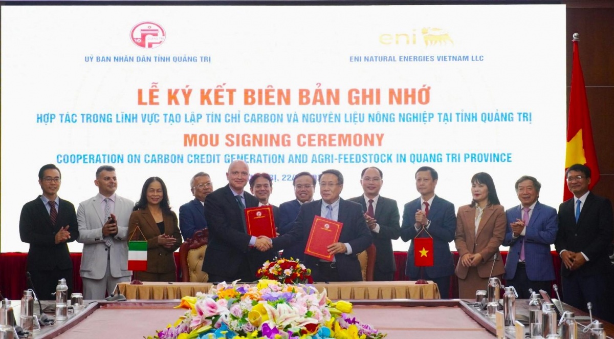 Công ty ENI Natural Energies Việt Nam LLC muốn hợp tác tạo lập tín chỉ carbon tại Quảng Trị