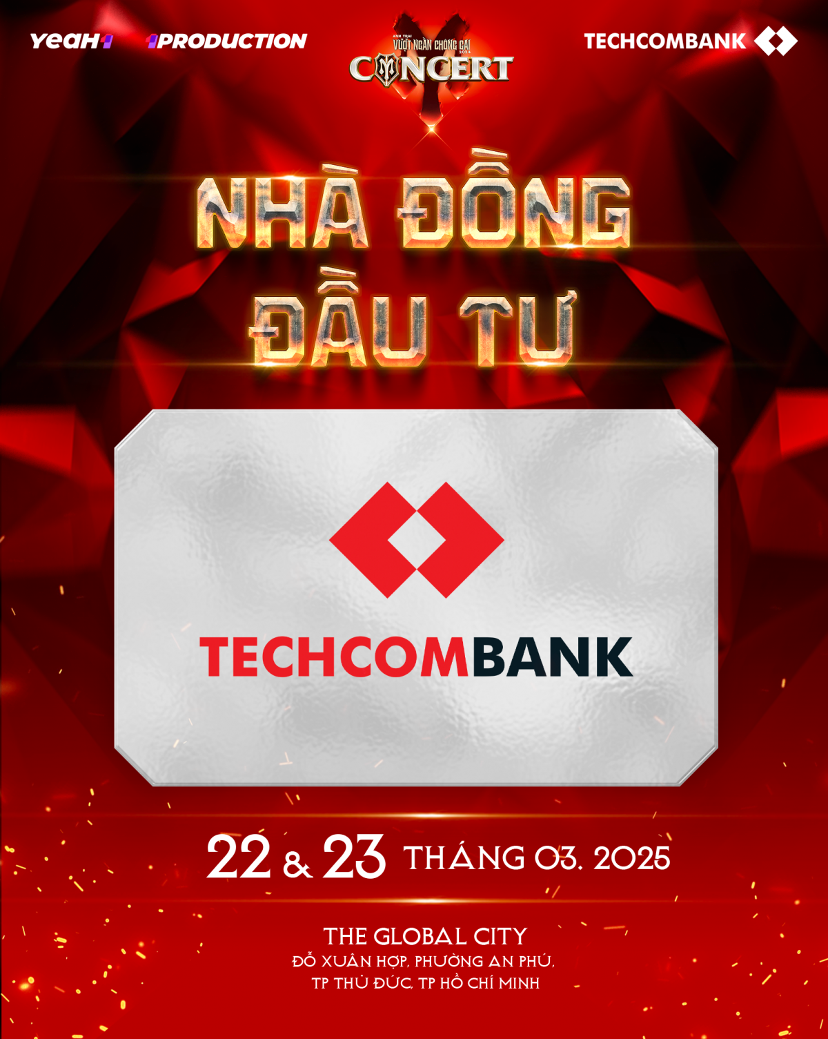 Techcombank tiếp tục là nhà đồng đầu tư Concert Anh Trai Vượt Ngàn Chông Gai day 3, 4