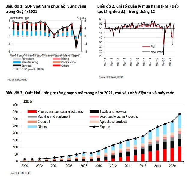 HSBC nói về “cú quay xe” của kinh tế Việt Nam cuối năm 2021 ảnh 1