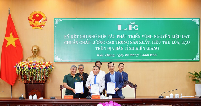 Lộc Trời và MBBank “bắt tay” sản xuất lúa gạo trên quy mô lớn tại Kiên Giang  ảnh 1