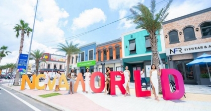 Các hoa hậu khám phá đại lộ shophouse NovaWorld Ho Tram