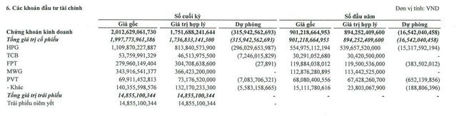 Th&ecirc;m một doanh nghiệp phải tr&iacute;ch lập dự ph&ograve;ng cả trăm tỷ đồng v&igrave; chi hơn 1.100 tỷ mua cổ phiếu HPG ảnh 2