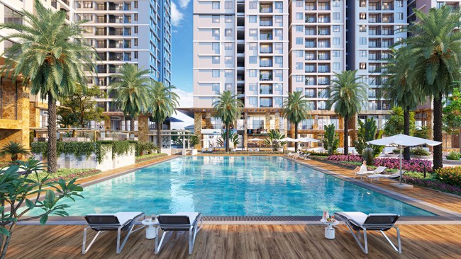 B&aacute;n đảo Linh Đ&agrave;m: Đặc quyền bể bơi như resort d&agrave;nh cho cư d&acirc;n Hanoi Melody Residences ảnh 1